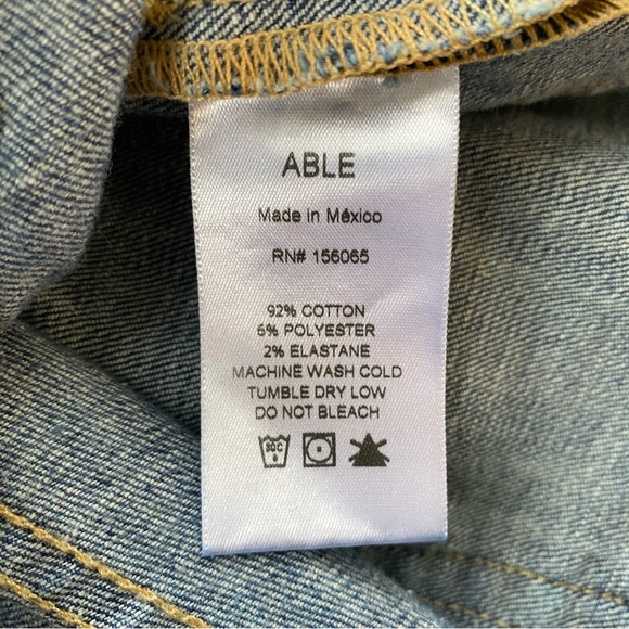 ABLE The High Rise Jeans - Picture 9 of 11